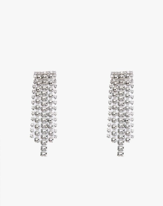 Stone Large Dangle Earrings - Image 3