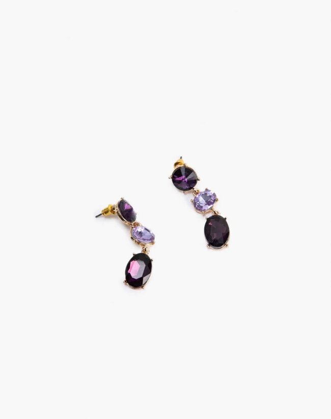 Colorful Oval Dangle Earrings